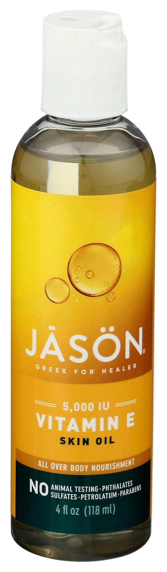 Vitamin E 5,000 IU Oil - All Over Body Nourishment Jason Natural Cosmetics 4 oz Liquid Beauty & Personal Care JASON