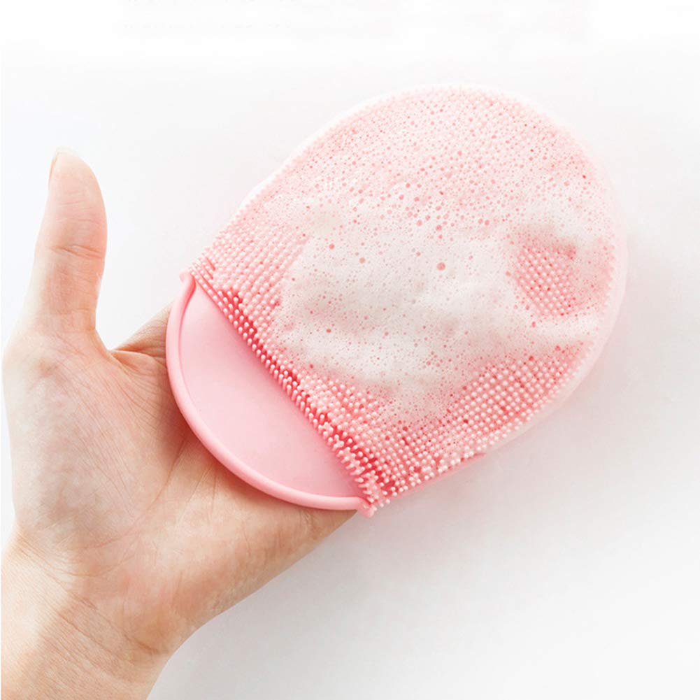 MIPPER Soft Silicone Bath Shower Brush Back Scrubber Rub Brush Shower Glove for Body Cleaning Exfoliating Massage (Green) Beauty and Personal Care MIPPER
