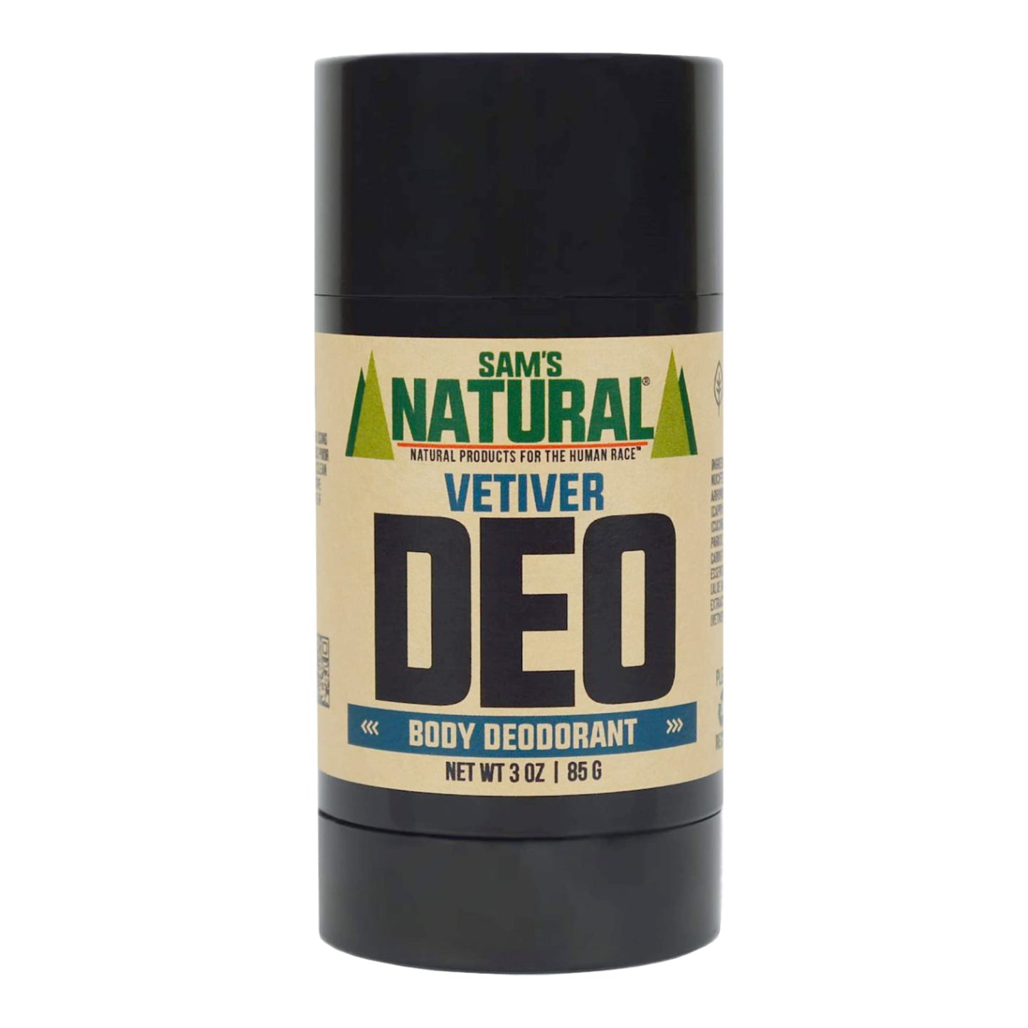 Sam’s Natural Deodorant - Vetiver - Holiday Gifts - Stocking Stuffers - Gifts for Men - Aluminum Free DEO - No phthalates, parabens, sulfates, or dyes Beauty and Personal Care Sam's Natural