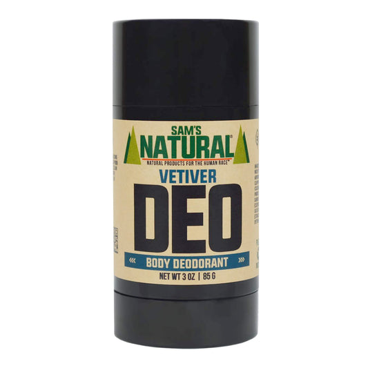 Sam’s Natural Deodorant - Vetiver - Holiday Gifts - Stocking Stuffers - Gifts for Men - Aluminum Free DEO - No phthalates, parabens, sulfates, or dyes Beauty and Personal Care Sam's Natural