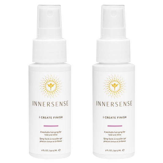 INNERSENSE Organic Beauty - Natural I Create Finish Finishing Spray | Medium Hold, Structure, Shine | Non-Toxic, Cruelty-Free, Clean Haircare (2 Pack Beauty & Personal Care INNERSENSE