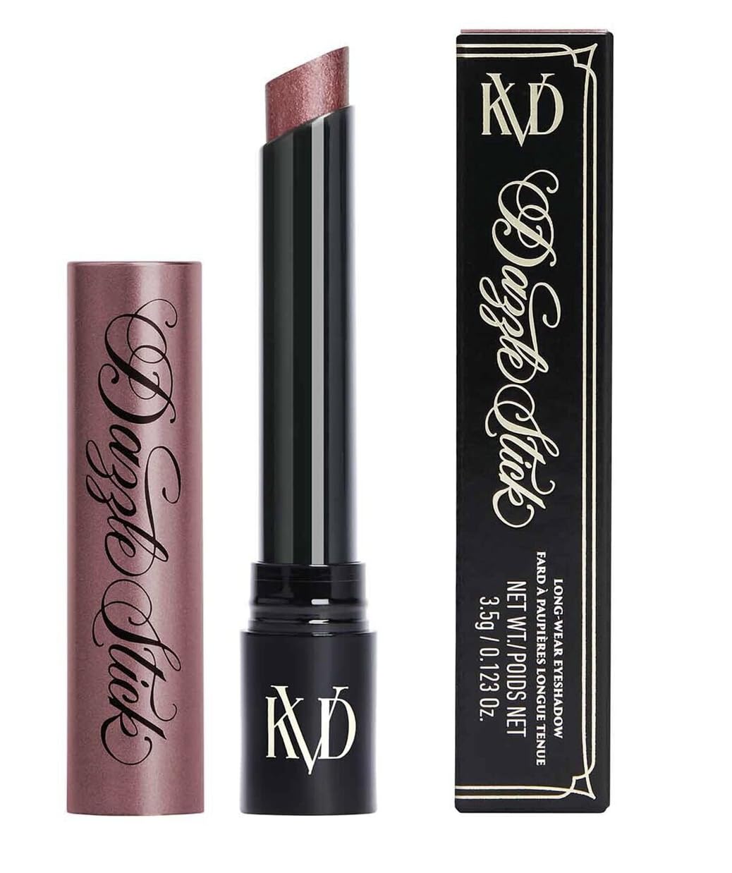 KVD Beauty Dazzle Vegan Long-Wear Eyeshadow Stick Heat Burst - bold ruby Beauty & Personal Care Kat Von D
