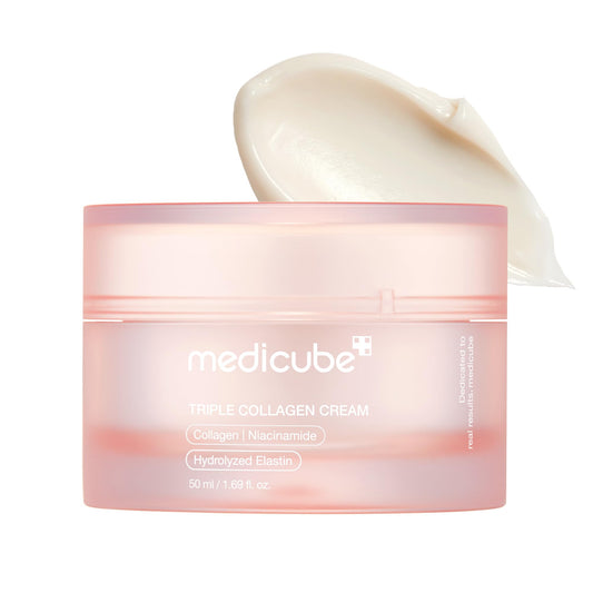 medicube Triple Collagen Cream - Hydrating & Firming Moisturizer with Hyaluronic Acid, Premium Elastin, Shea Butter - Wrinkle Care & Boosts Elasticity Beauty and Personal Care medicube Default Title