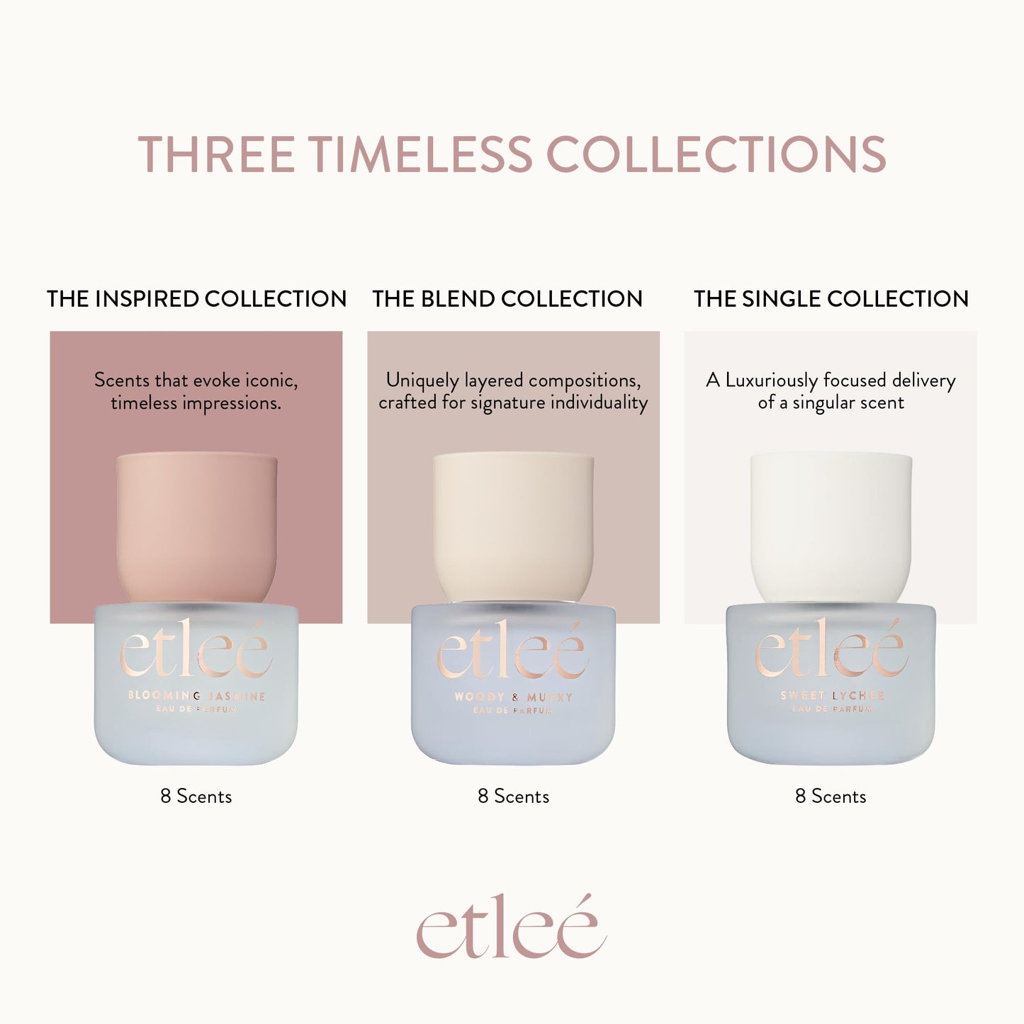 ETLEÉ White Flowers Eau de Parfum 0.34oz, Long Lasting Perfume Inspired by Paradoxe, Oriental Fougere Notes With Vanilla, Amber, Musk, Pear, Citrus Beauty & Personal Care ETLEÉ