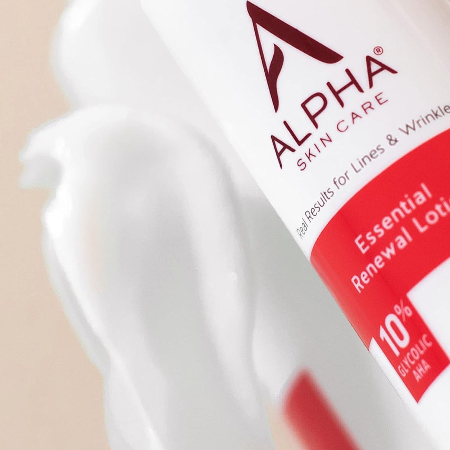 Alpha Skin Care Essential Renewal Lotion, 10% Glycolic AHA, Anti-Aging Formula, Reduces Lines & Wrinkles, Alpha Hydroxy Acid Exfoliates for Smoother Beauty & Personal Care Alpha