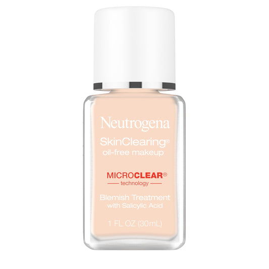Neutrogena SkinClearing Oil-Free Acne and Blemish Fighting Liquid Foundation with.5% Salicylic Acid Acne Medicine, Shine Controlling Makeup for Acne Beauty & Personal Care Neutrogena