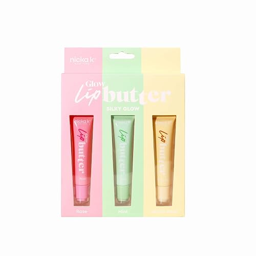 NICKA K NEW YORK Glow Lip Butter, Hydrate, Silky Shin, Soft Smooth and Radiant Lips (MLTB01 Silky Glow) Beauty & Personal Care NICKA K NEW YORK