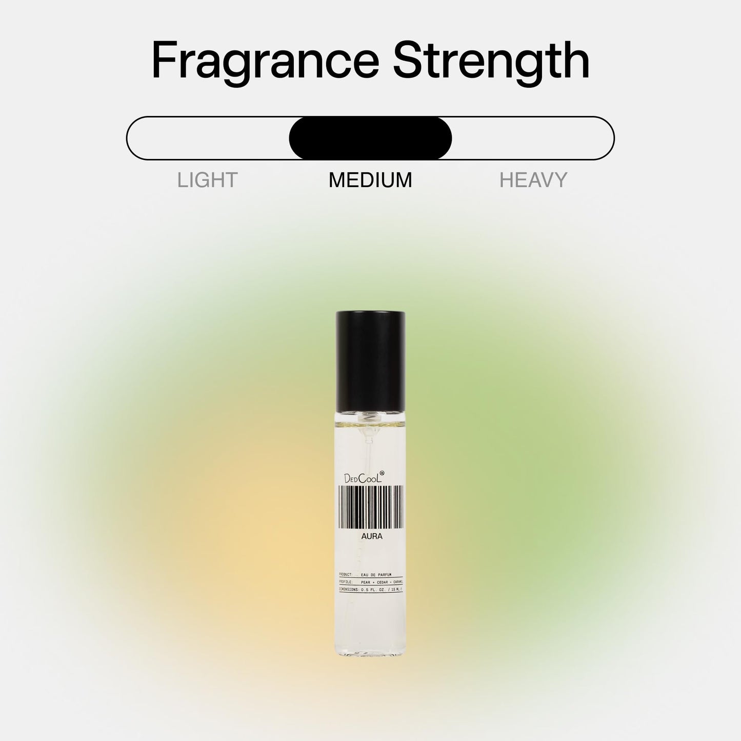 DedCool Eau de Parfum | Aura | Lemon, Pear & Cassis | Clean Unisex Fragrance | Non-Toxic, Vegan | Travel Size Perfume, 15 mL Beauty & Personal Care DedCool