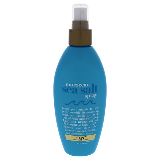 OGX Argan Oil of Morocco Hair-Texturizing Sea Salt Spray, Curl-Defining Leave-In Hair Styling Mist for Tousled Beach Waves and Textured Hold Beauty & Personal Care OGX