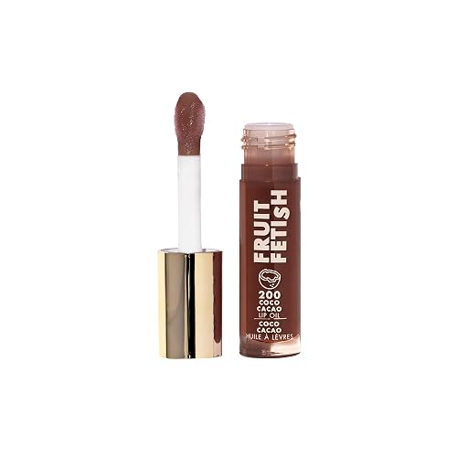 Milani Fruit Fetish Lip Oil, Tinted Lip Gloss & Hydrating Lip Oil Treatment, Moisturizing Non Sticky Clear Shine, High Shine Lip Balm for Dry Lips Beauty & Personal Care Milani
