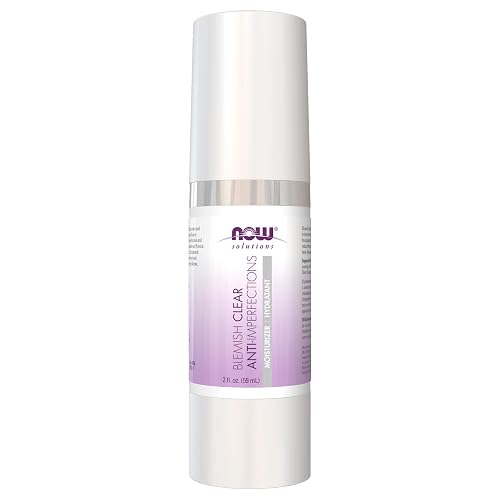 NOW Foods Solutions, Blemish Clear Moisturizer, Improves Appearance With Skin Texture and Tone With Light-Weight Hydration, 2-Ounce Beauty & Personal Care NOW Foods