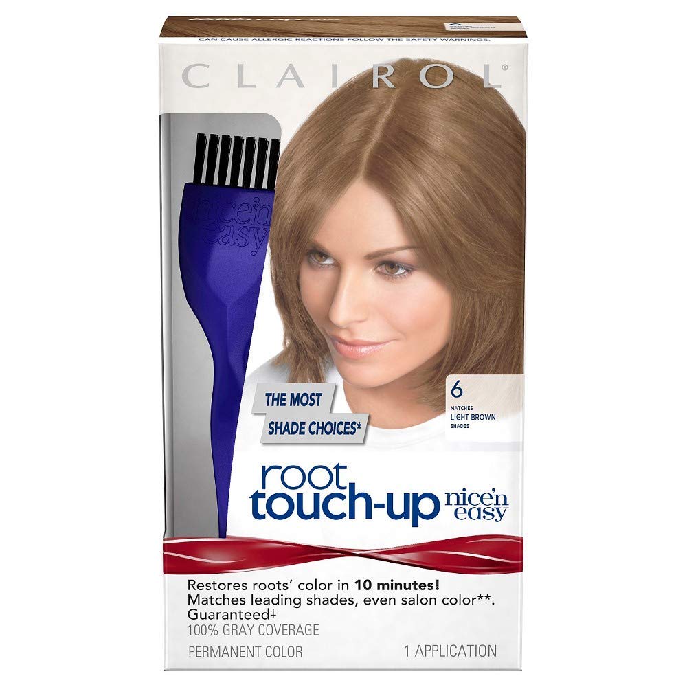 Nice 'n Easy Root Touch-Up, Light Brown 1 ea (Pack of 4) Beauty & Personal Care Clairol