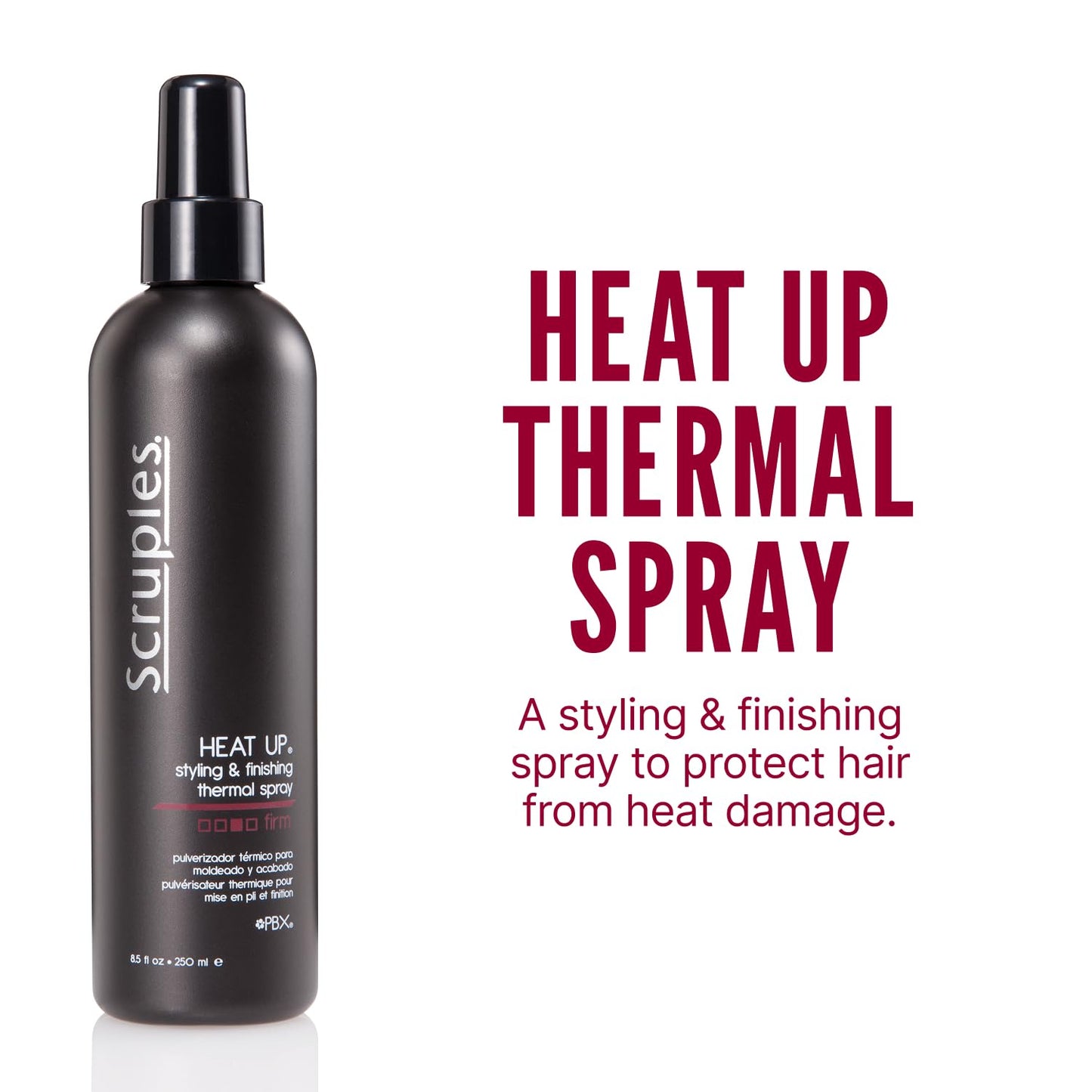Scruples Heat Up Styling Spray - Hair Heat Protectant with Control, Hold and Texture - Lightweight, Water Soluble Formula (8.5 oz) Beauty & Personal Care Scruples