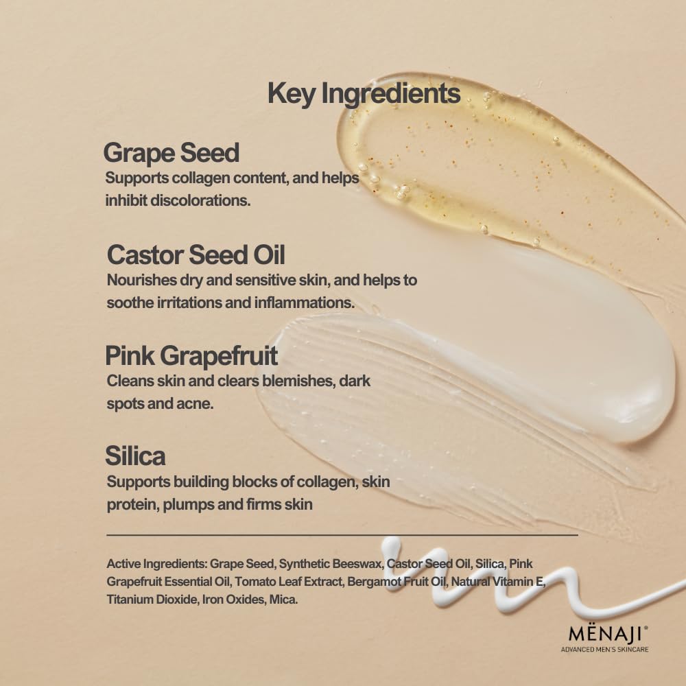 MËNAJI URBAN CAMOUFLAGE® Concealer Stick for Men - Skin Foundation Concealer for Dark Circles, Acne, Under Eye - Corrector - Mens Cosmetics - Deep -