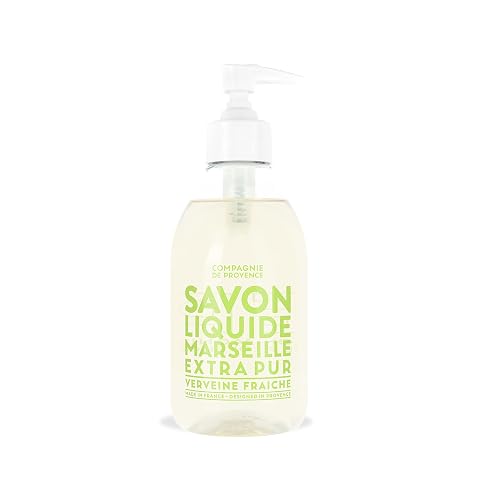 Compagnie de Provence Savon de Marseille Extra Pure Liquid Soap - Fresh Verbena - 10 Fl Oz Plastic Pump Bottle Beauty & Personal Care La Compagnie de Provence