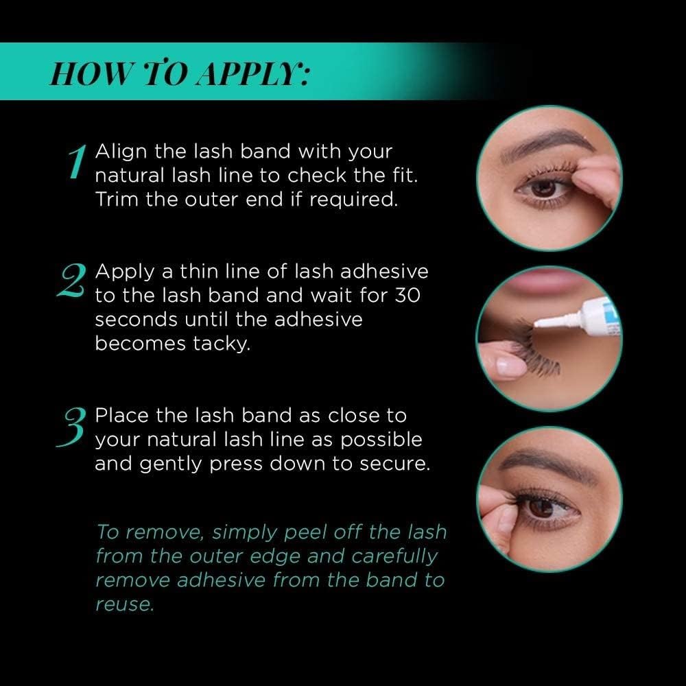 Ardell fashion lashes strip lashes, #109 black Beauty & Personal Care Ardell