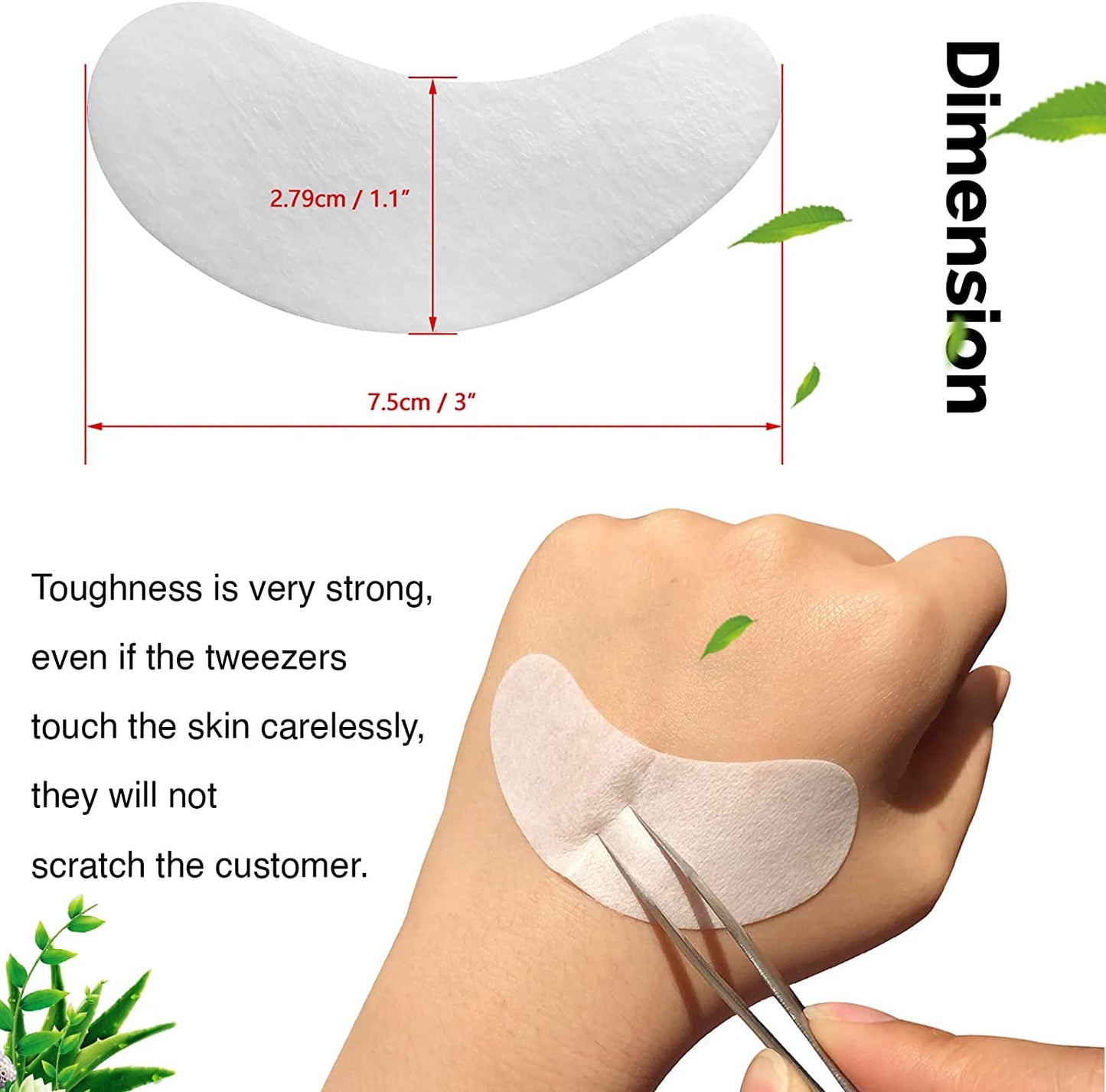 100 Pairs GreenLife Natural Hydrogel Eye Gel Pads - Collagen and Aloe Vera Patches for Under Eyes - Eyelash Extension Kit Beauty & Personal Care GreenLife