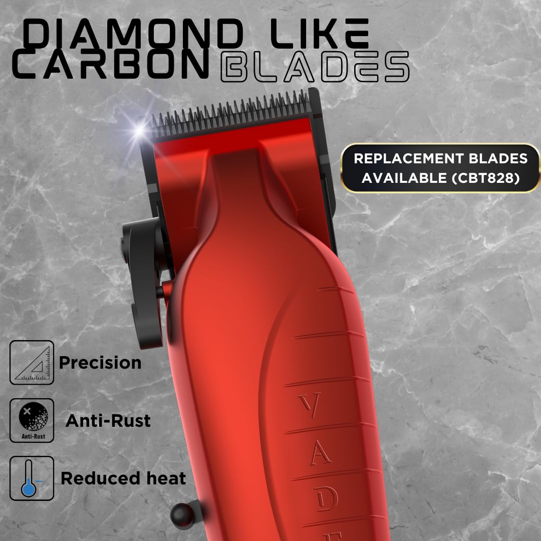 Supreme Trimmer DLC Coated Steel Replacement Blade CBT828 - Taper Blade for Hair Clippers - Black Beauty and Personal Care Supreme Trimmer