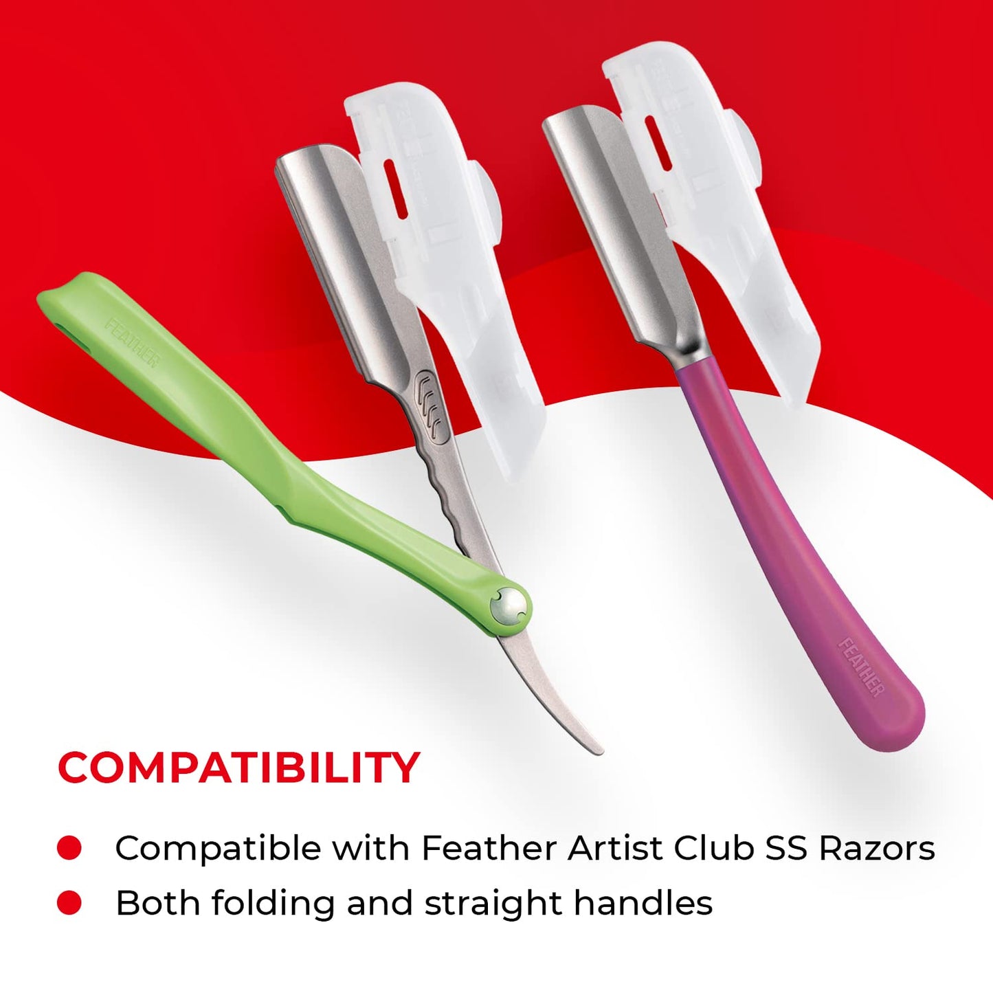 FEATHER Artist Club SS Straight Razor Safety Cover SNC-500 Beauty and Personal Care Feather