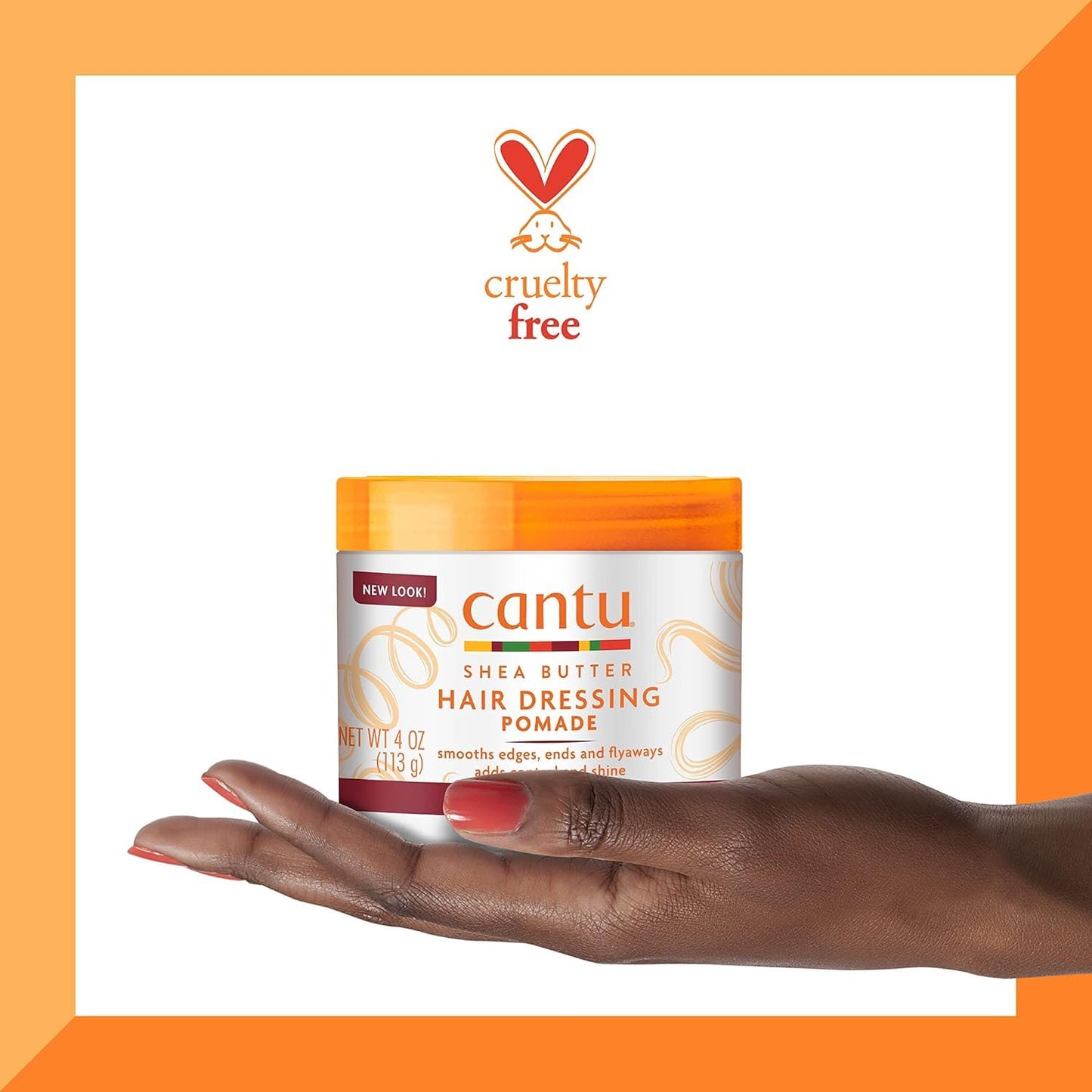 Cantu Shea Butter Hair Dressing Pomade 4 Ounce Jar (118ml) (2 Pack) Beauty & Personal Care Cantu