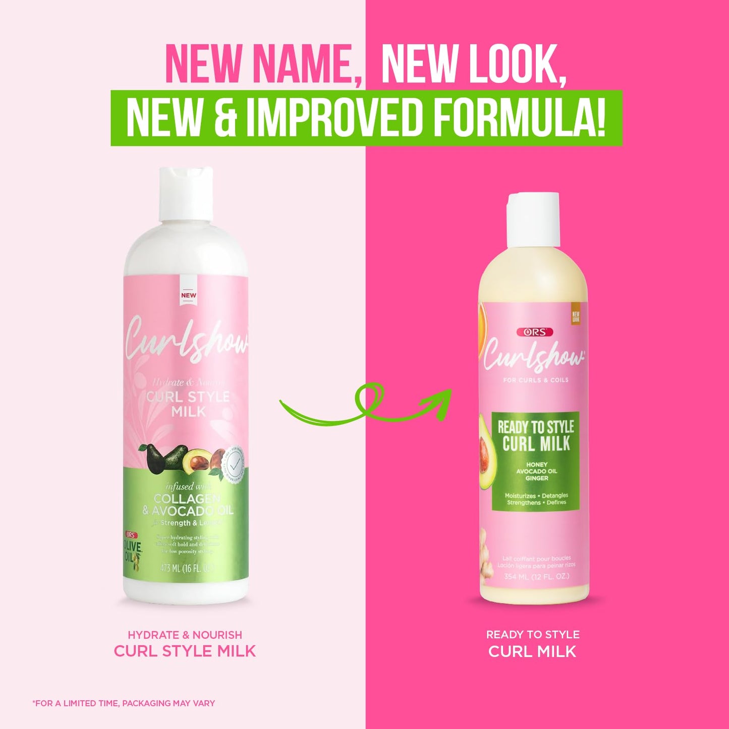 ORS Curlshow Ready to Style Curl Milk, Detangles, Nourishes & Delivers Light Definition 12 Ounces Beauty & Personal Care ORS