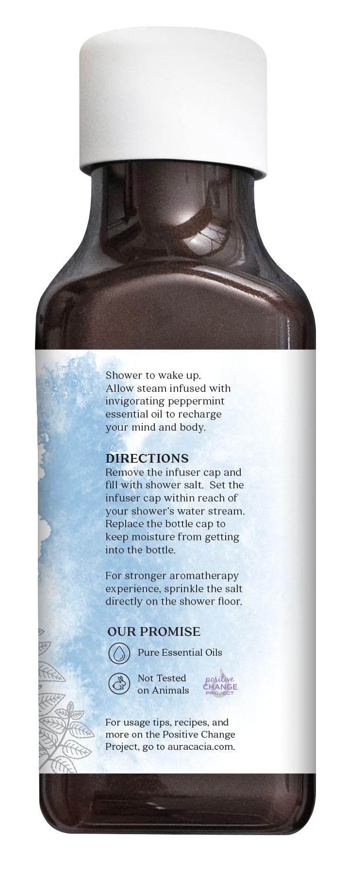 Aura Cacia Refreshing Peppermint Shower Salts - 16 oz. Beauty and Personal Care Aura Cacia