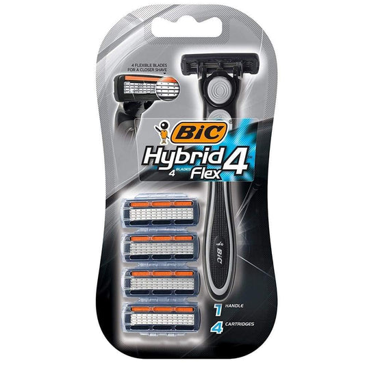 Bic Hybrid 4 Advance For Men, Disposable 4-Blade System 1 ea (Pack of 6) Beauty and Personal Care BIC
