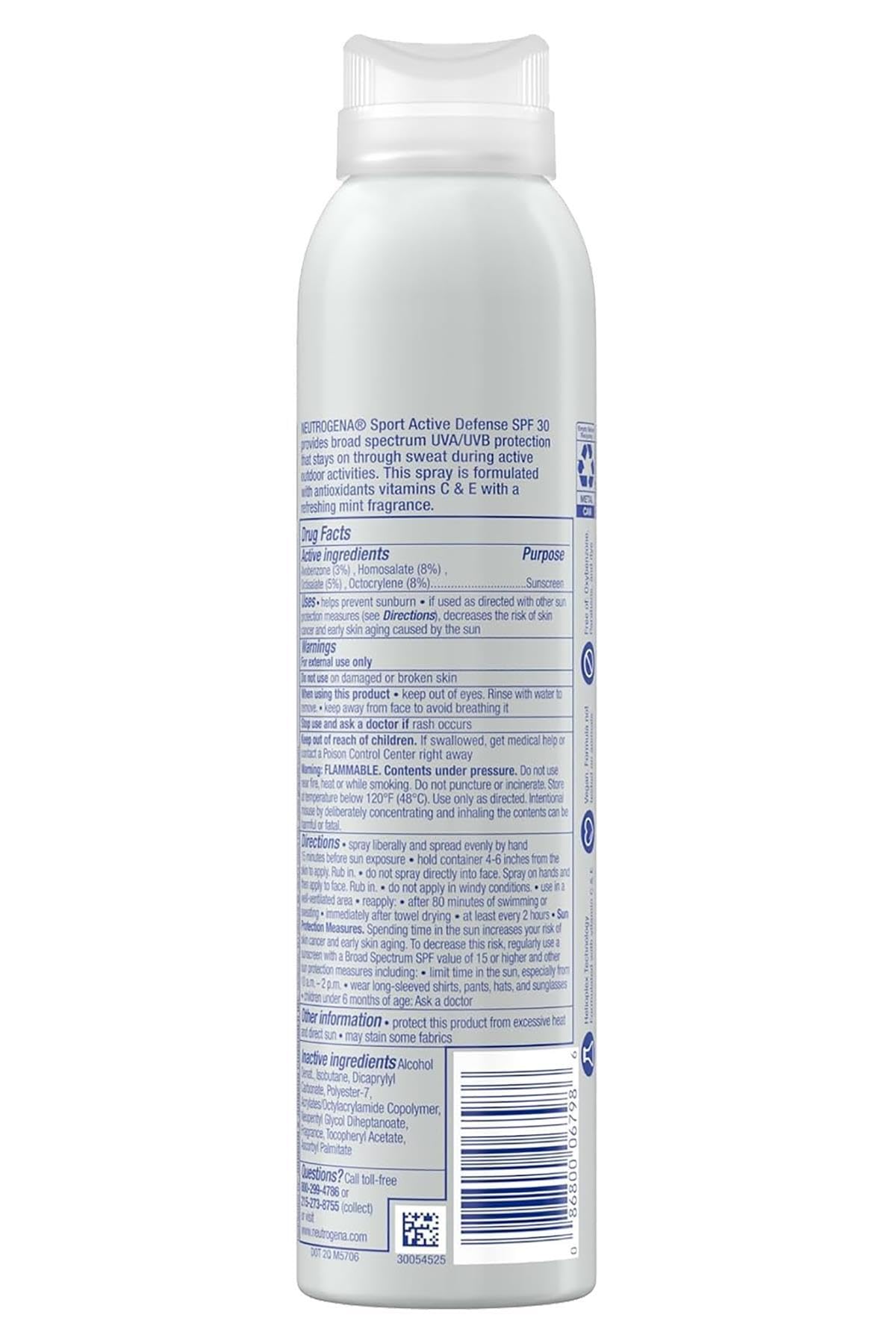 Neutrogena, Sport Body Spray 30 Spf Sunscreen, 5 Ounce Beauty & Personal Care Neutrogena
