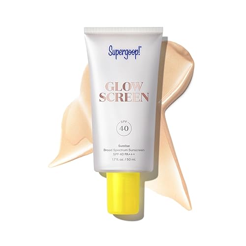 Supergoop! Glowscreen SPF 40, Sunrise (Champagne Glow) - 1.7 fl oz - Glowy Primer + Broad Spectrum Tinted Sunscreen - Helps Filter Blue Light Beauty & Personal Care Supergoop!