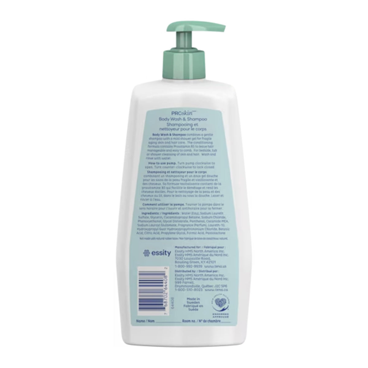 TENA ProSkin Shampoo&Body Wash Scented 16.9 oz. 64363 1 Each