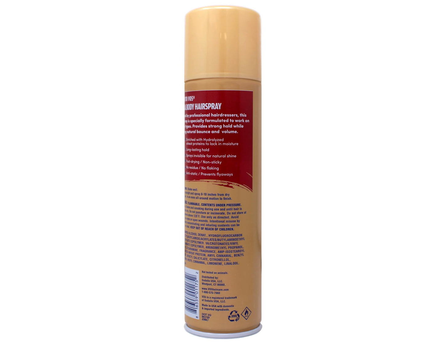 VO5 Hairspray Extra Body Crystal Clear 8.5 oz ( Packs of 4) Beauty & Personal Care VO5