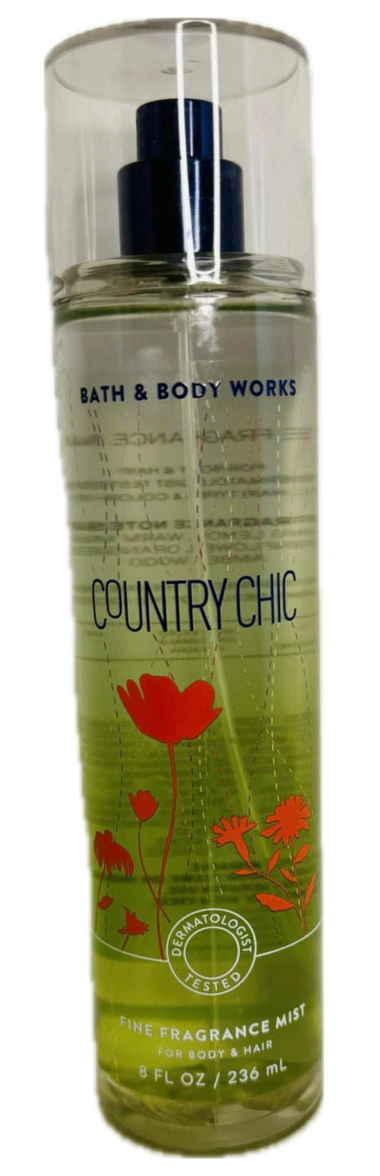 Bath & Body Works Country Chic Fine Fragrance Mist 8 oz, Floral Citrus
