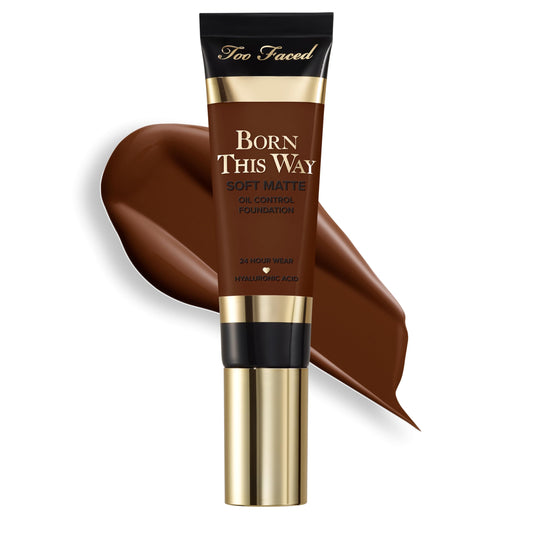 Too Faced Born This Way Soft Matte Foundation | Hydrating, Blurring, Waterproof, All-Day Oil Control Foundation that Helps Smooth Skin’s Appearance Beauty & Personal Care Too Faced