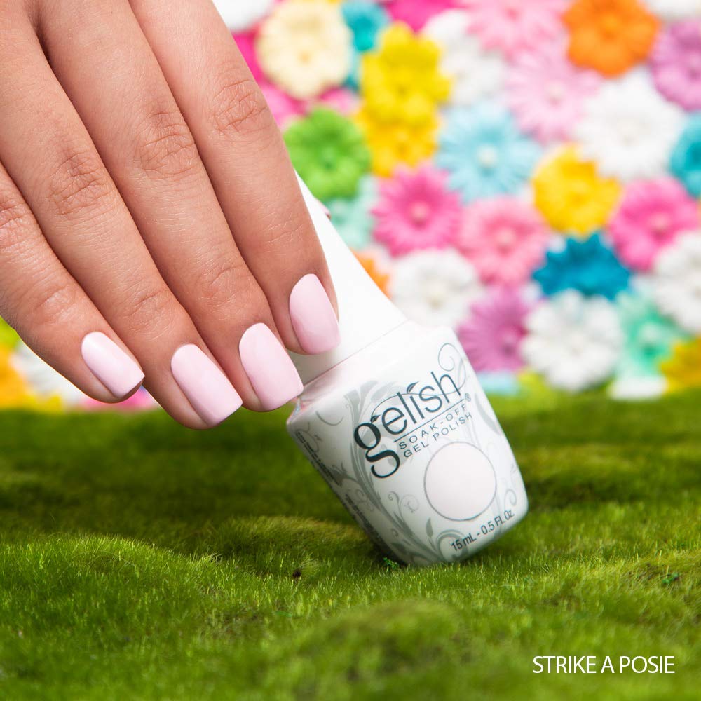 Gelish TPO-Free Soak-Off Gel Nail Polish: Strike A Posie, 15mL