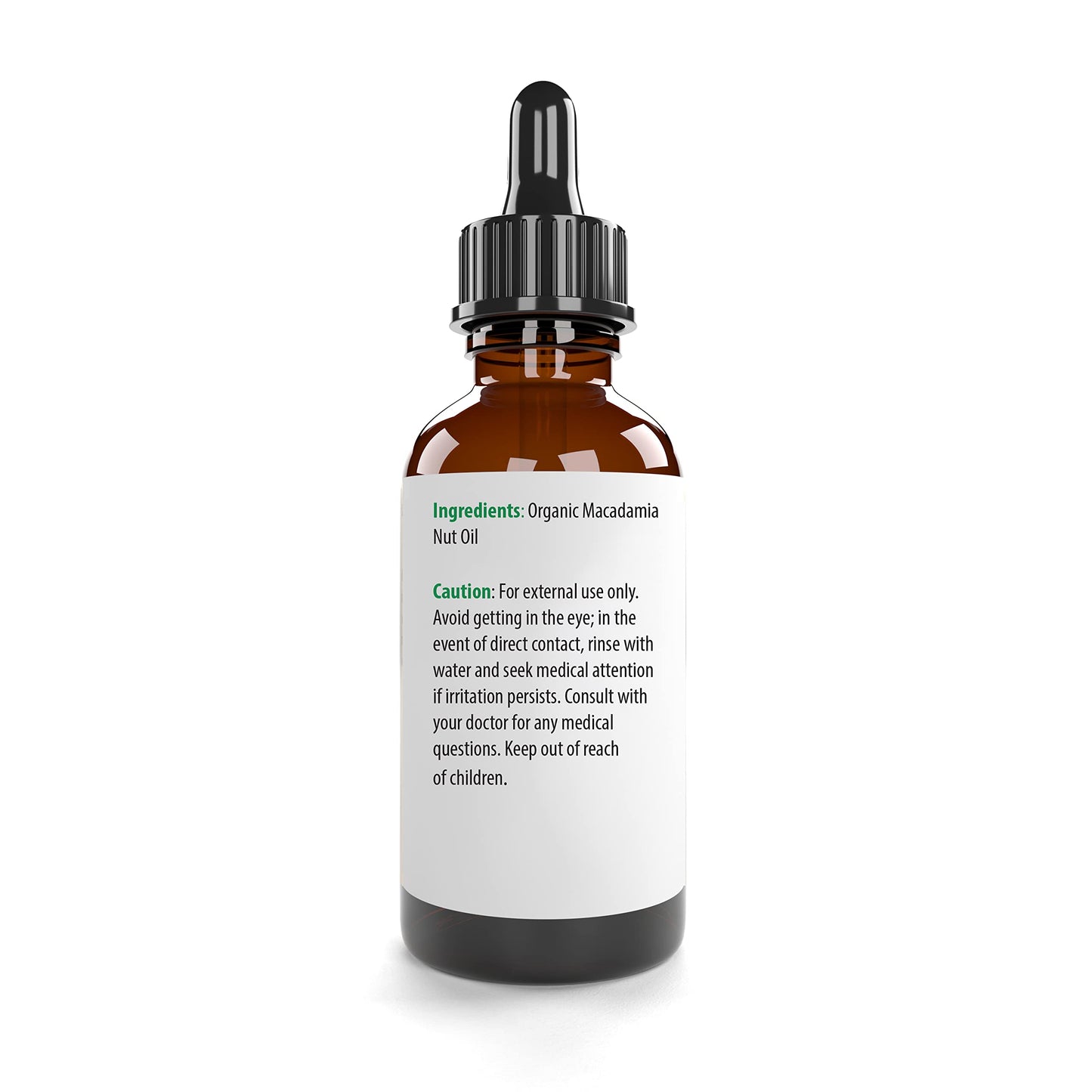 Vera Botanics ORGANIC MACADAMIA NUT OIL 100% Pure & Natural, Unrefined, Cold-Pressed For Face, Dry Skin, Nails, Lips, Body & Hair - Reduce Hair Beauty & Personal Care Vera Botanics