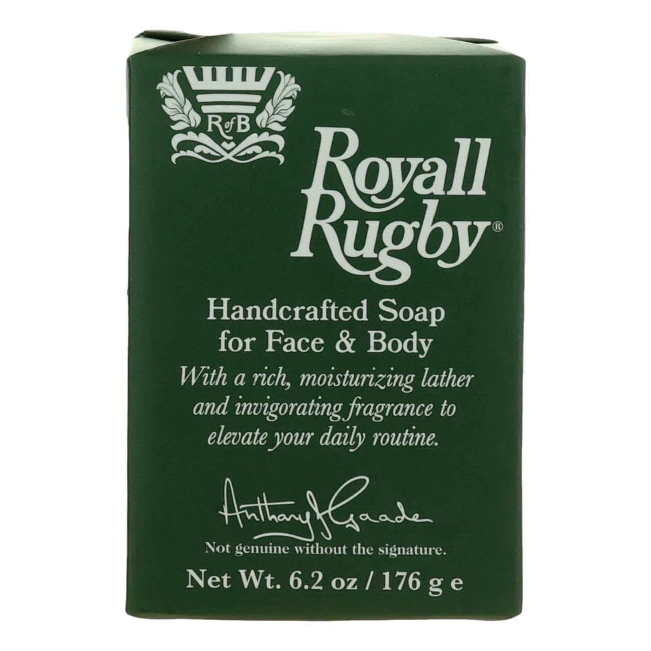 Royall Rugby By Royall Fragrances, 6.2 Oz Bar Soap For Men Beauty & Personal Care ROYALL LYME