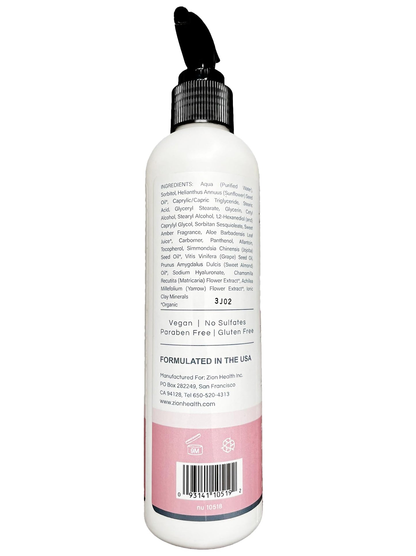 Zion Health Mineral Moisture Daily Lotion- Sweet Amber 8 fl. oz. Lotion Beauty & Personal Care Zion Health