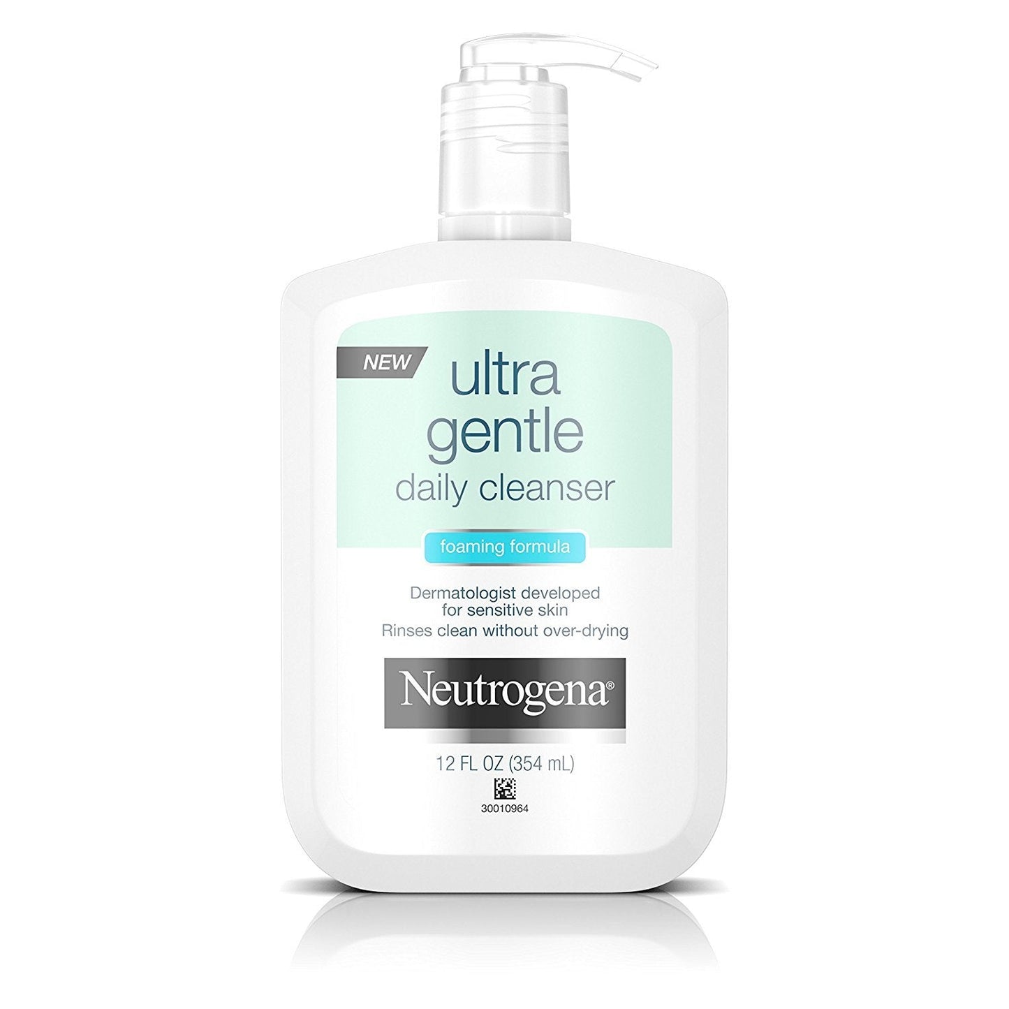 Neutrogena Ultra Gentle Daily Face Wash for Sensitive Skin, Oil-Free, Soap-Free, Hypoallergenic & Non-Comedogenic Foaming Facial Cleanser, 12 fl. oz Beauty & Personal Care Neutrogena