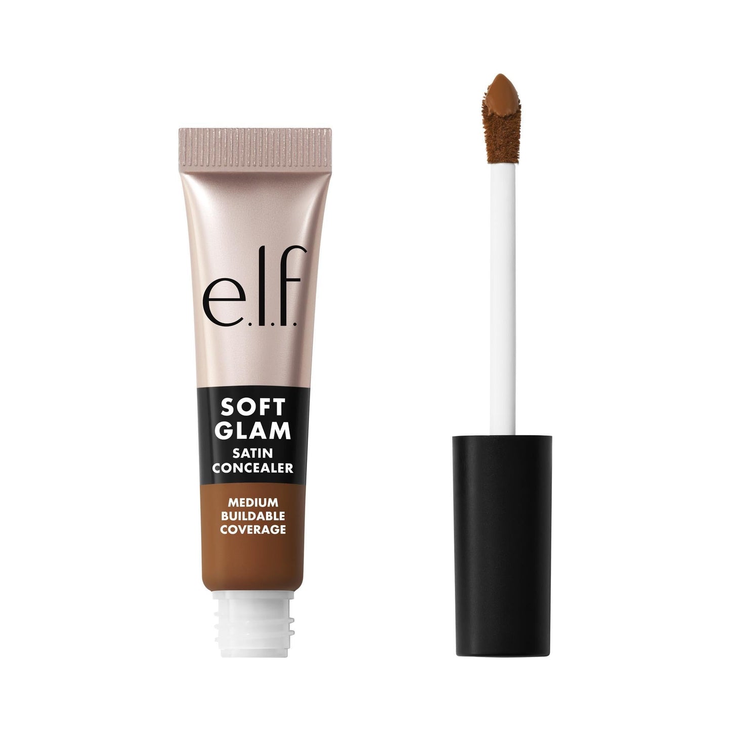e.l.f. Soft Glam Satin Concealer, Medium Coverage For Blemishes & Under-Eye, Crease-Resistant, Long Lasting, Vegan , 53 Deep Neutral Beauty & Personal Care e.l.f.