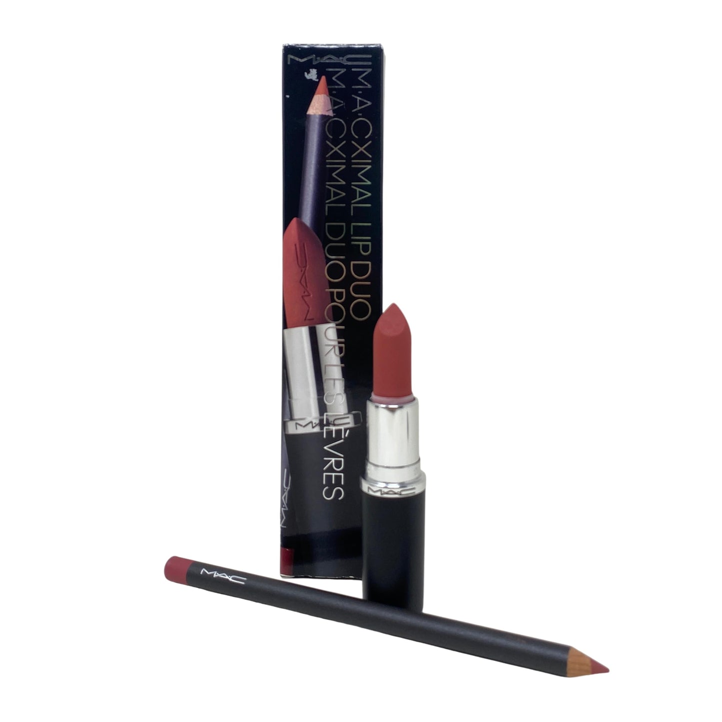 MAC Cosmetics M·A·Cximal Lip Duo -Sweet Deal- Silky Matte Lipstick and a Lip Pencil in Soar. Beauty & Personal Care MAC