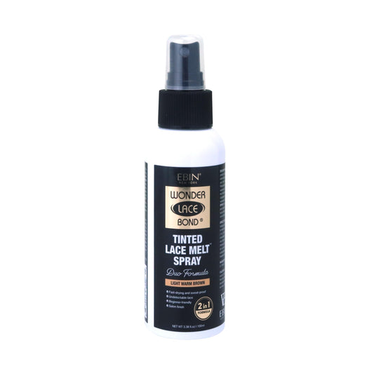 EBIN NEW YORK Wonder Lace Bond Tinted Lace Melt Pump Spray - Light Warm Brown | No Residue, Even Spray, Matching Skin Tone for Natural Look, 3.38oz Beauty & Personal Care EBIN NEW YORK