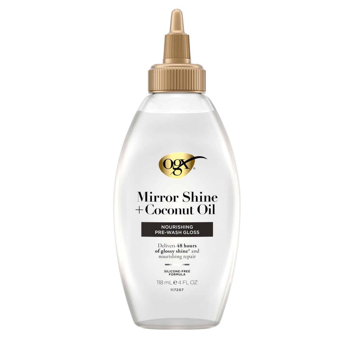 OGX Mirror Shine + Coconut Oil Pre-Wash Hair Gloss, 4 fl oz