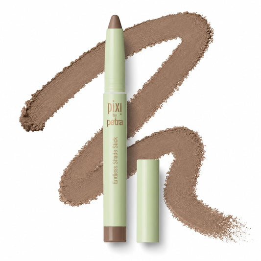 Pixi Beauty Endless Shade Stick | MatteCognac | Long-Wear Creamy Eyeshadow Stick | Crease-Resistant, Easy-Glide & Blendable Color for Shadow or Liner