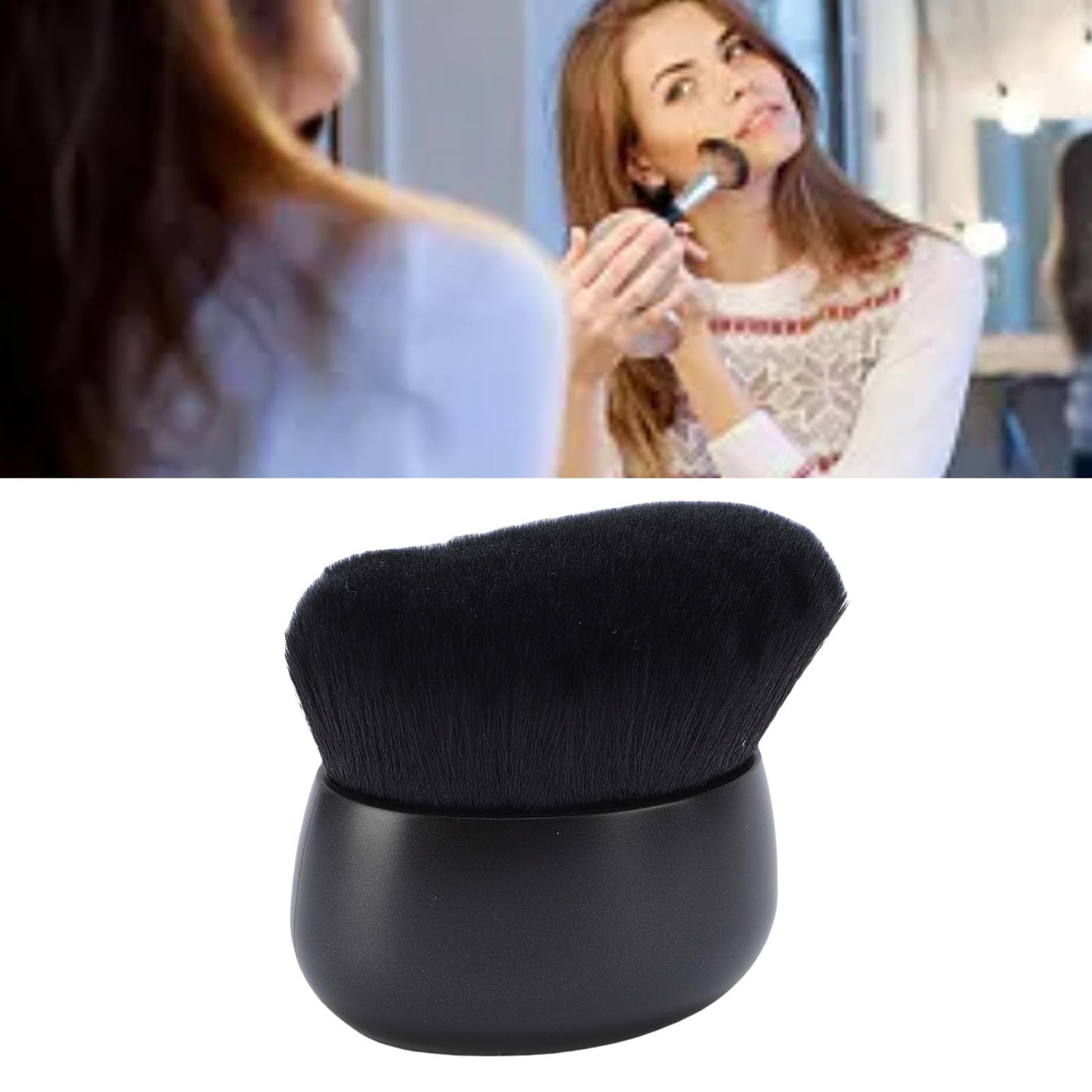 Self Tanning Brush Tan Applicator Body Makeup Brush with Soft Synthetic for Face and Body Tanning Beauty and Personal Care Pongnas