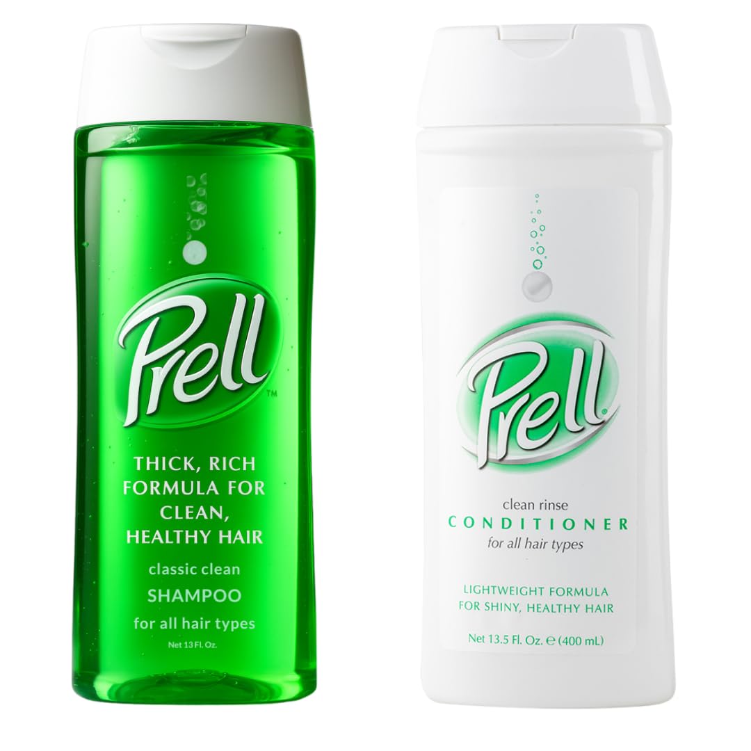 Prell 2-in-1 Shampoo & Conditioner - Classic Clean Deep Cleansing & Lightweight Conditioning for Shiny Healthy Hair | 13.5 oz Beauty & Personal Care Prell
