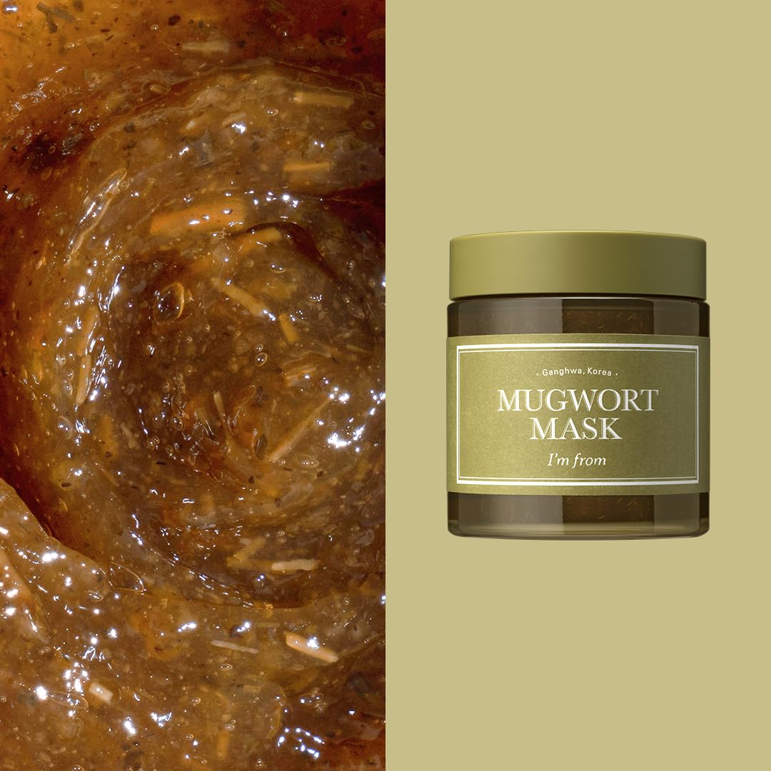 [I'M FROM] Mugwort Mask 3.88 fl oz | Natural Herb, Tea tree, Wash-off, Cooling and fast Soothing Breakouts, for Sensitive skin Beauty & Personal Care I'm from