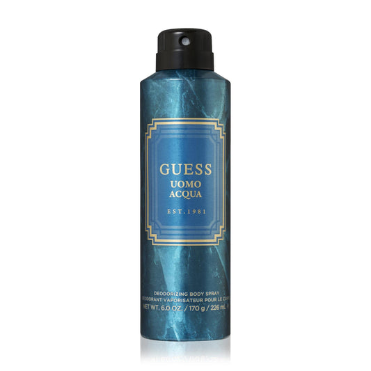 Guess Uomo Acqua Deodorizing Body Spray For Men, 6.0 Oz. Beauty & Personal Care GUESS