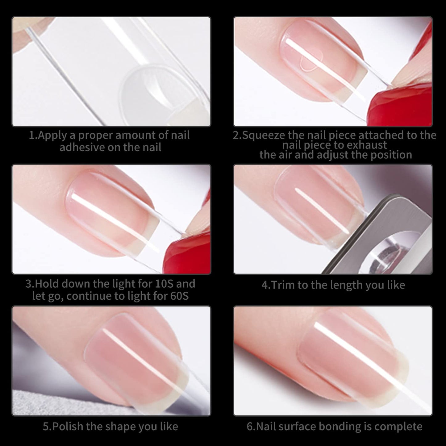 No C Curve Square Nail Tips XXL?Acrylic Nail Tips Square,SITELENABY 500 pcs Clear Fake Nails for Nail Salons,Nail Tech Must Have Beauty & Personal Care SITELENABY