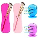 FA FIGHTART 4Pack Makeup Brush Sponge Holder Silicone Makeup Brush Storage Bag Case Organizer Box Beauty Blender Holders Travel Beauty & Personal Care FA FIGHTART