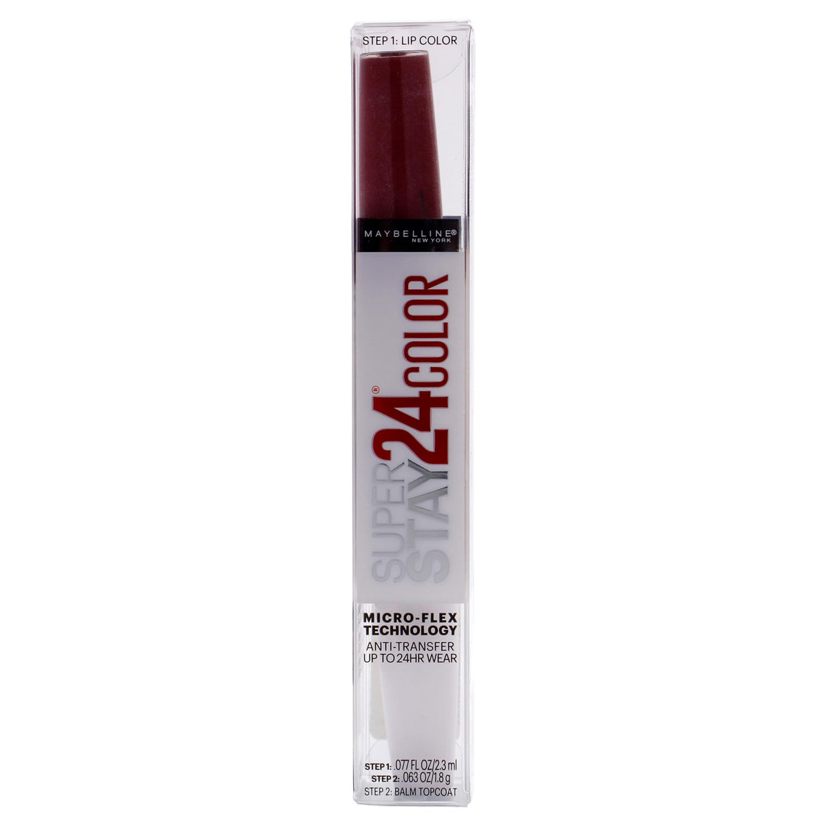 Maybelline Super Stay 24, 2-Step Liquid Lipstick Makeup, Long Lasting Highly Pigmented Color with Moisturizing Balm, Timeless Rose, Pink, 1 Count Beauty & Personal Care MAYBELLINE